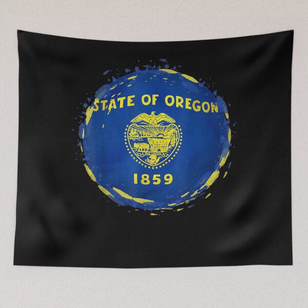 Item preview, State Of Oregon 1859 Paint Blotch State Seal Crest Usa Pride  designed and sold by charalphe.