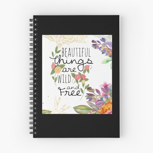 Item preview, Deer And Flower Beautiful Things Are Wild And Free Art designed and sold by ChristophLuckel.
