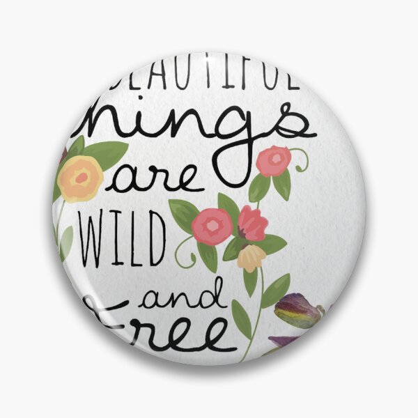 Item preview, Deer And Flower Beautiful Things Are Wild And Free Art designed and sold by ChristophLuckel.