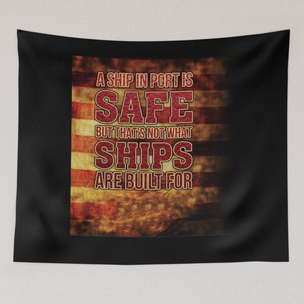 Item preview, Flag of the United States Marine Corps A ship in port is safe Classic designed and sold by ChristophLuckel.