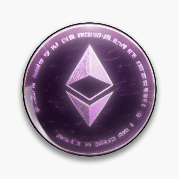 Item preview, Ethereum Vibrant Purple Coin ETH designed and sold by Mindi Maxine.