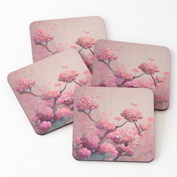 Item preview, pink cotton branches designed and sold by yayor.