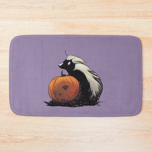 Item preview, Skunk on a pumpkin designed and sold by etherElric.