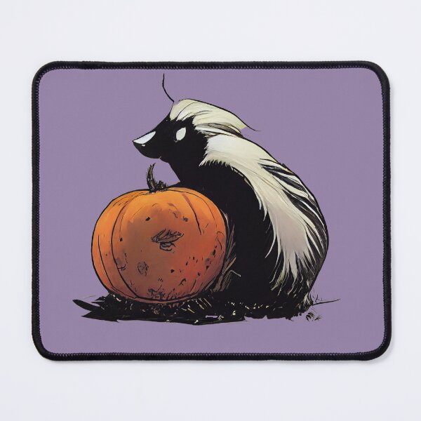 Item preview, Skunk on a pumpkin designed and sold by etherElric.