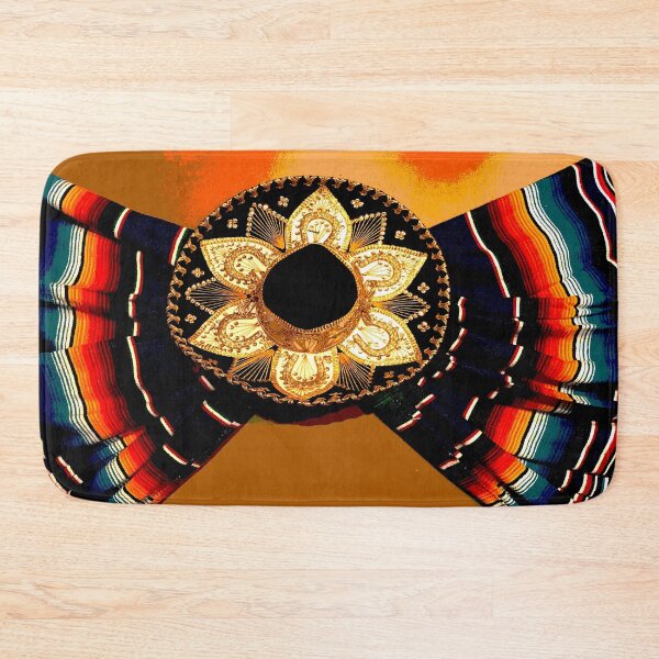 Item preview, Sombrero and Blanket on Orange Wall designed and sold by William E Lopez.
