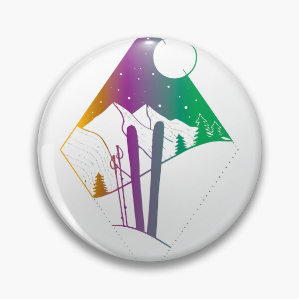 Item preview, skiing under the aurora lights ski designed and sold by XXgooddeedXX.