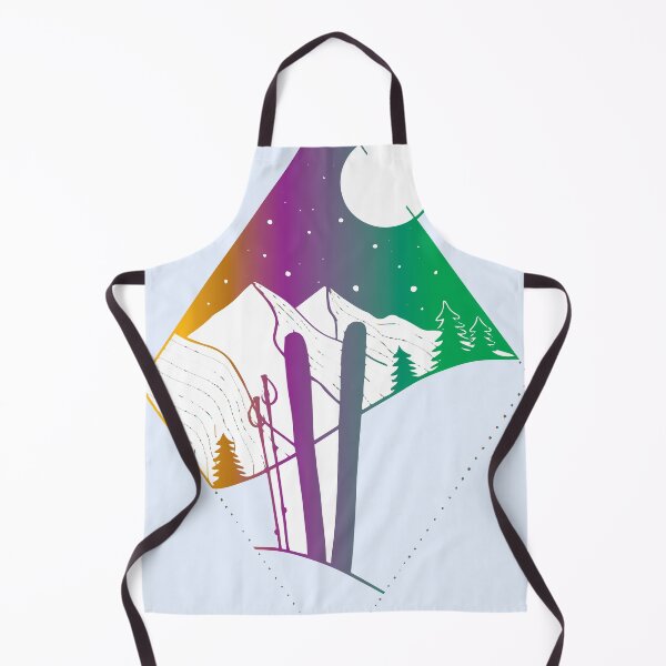 Item preview, skiing under the aurora lights ski designed and sold by XXgooddeedXX.
