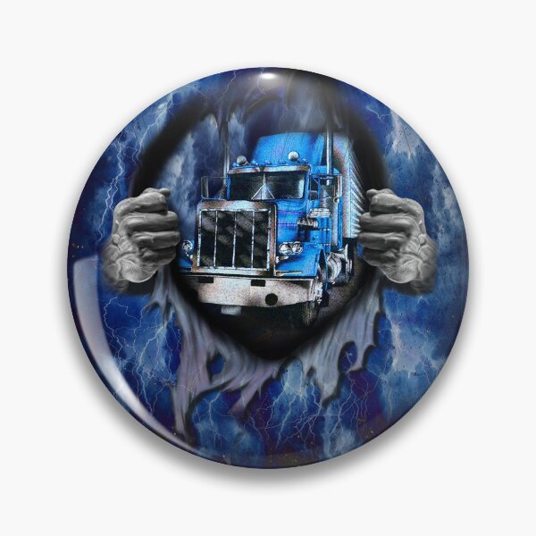 Item preview, Gay Pride Truck Driver Art Blue designed and sold by OttilieHess.