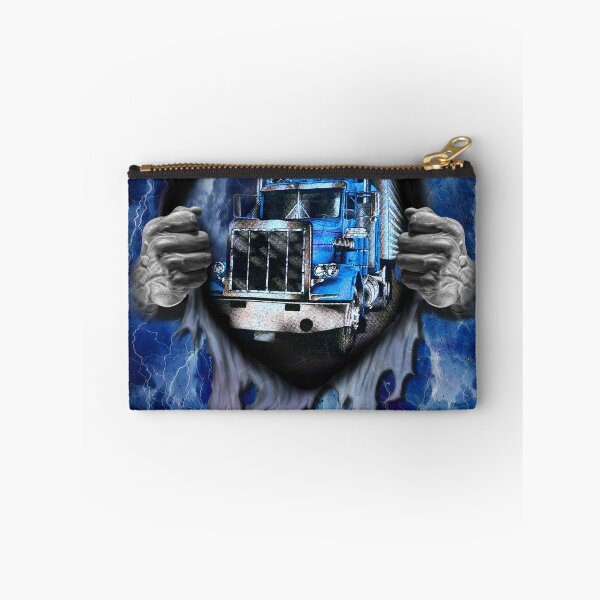 Item preview, Gay Pride Truck Driver Art Blue designed and sold by OttilieHess.