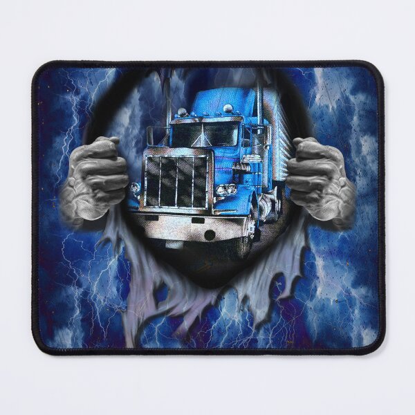 Item preview, Gay Pride Truck Driver Art Blue designed and sold by OttilieHess.