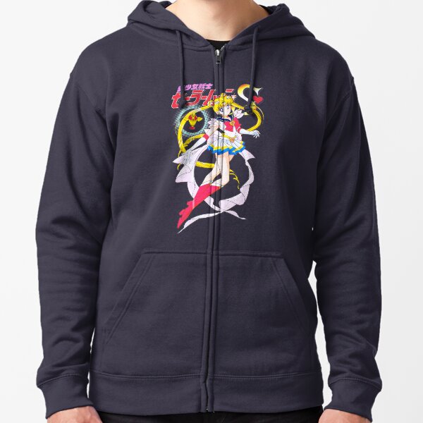 Super Sailor Moon Sudadera con capucha y cremallera