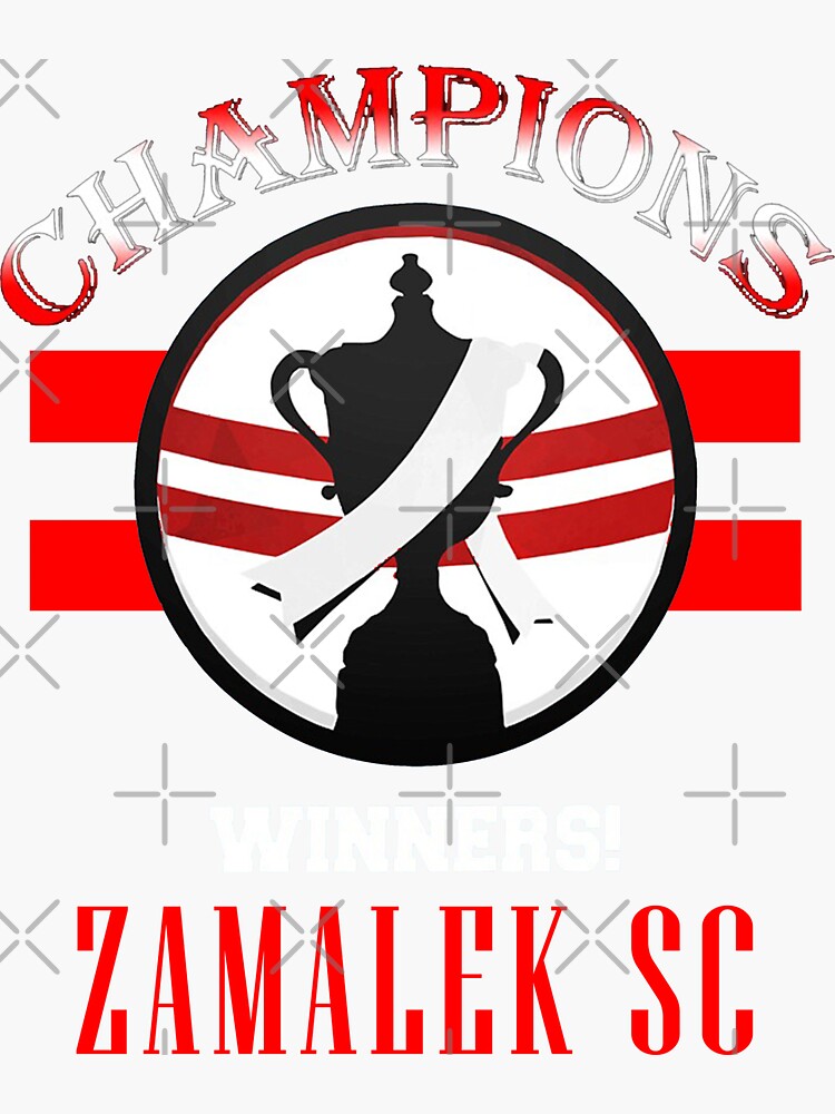 "Zamalek a Zamalek a Zamalek" Sticker for Sale by Jajaer Redbubble