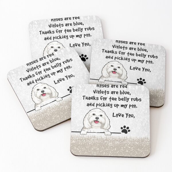 Item preview, Maltese dog Art Cute Stunning Glitter White designed and sold by HansPaul.