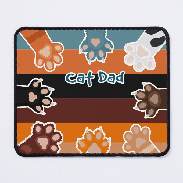 Item preview, Cat Dad Paw Funny Color Vintage designed and sold by HansPaul.