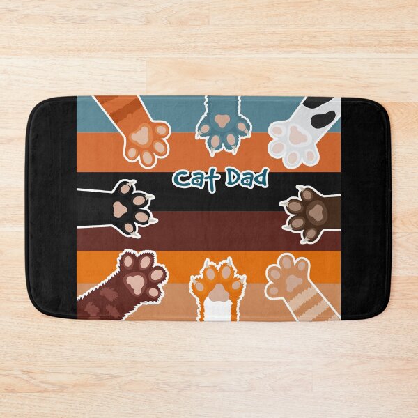 Item preview, Cat Dad Paw Funny Color Vintage designed and sold by HansPaul.