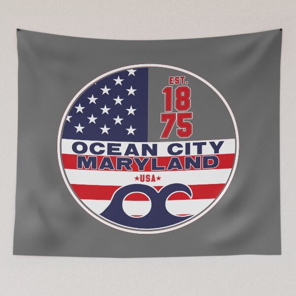 Item preview, Ocean City, Maryland Patriotic designed and sold by TeeArcade84.