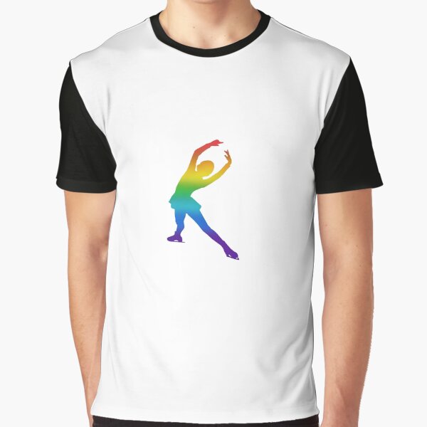 Item preview, Rainbow Figure Skater Spread Eagle designed and sold by afigureskater.