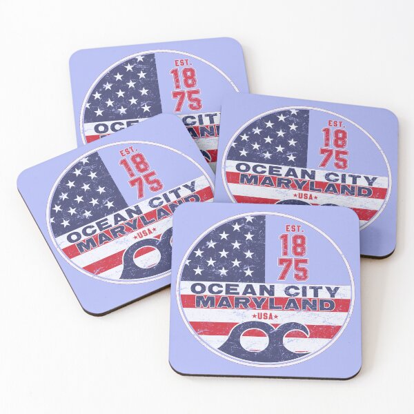 Item preview, Copy of Ocean City, Maryland Patriotic designed and sold by TeeArcade84.