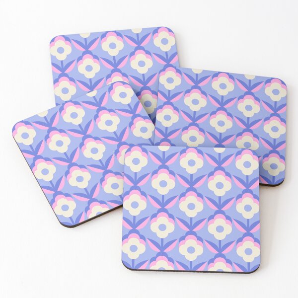 Item preview, Purple Retro Funky Flowers designed and sold by Carolina Diaz.