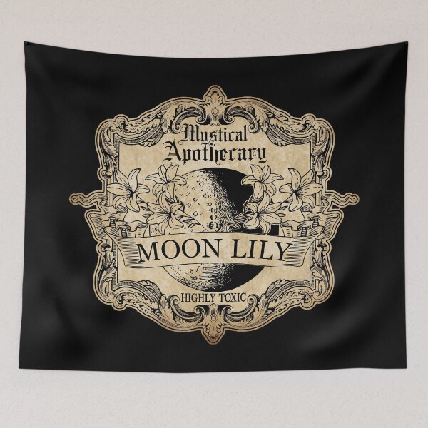 Item preview, Moon Lily Potion Label designed and sold by RavenWake.