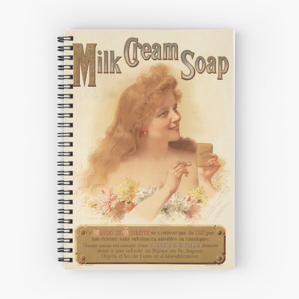 Item preview, Milk Cream Soap Savon De Toilette Vintage France Advertisement Poster by Hugo D' Alesi designed and sold by retroposters.