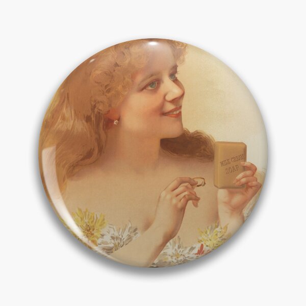 Item preview, Milk Cream Soap Savon De Toilette Vintage France Advertisement Poster by Hugo D' Alesi designed and sold by retroposters.