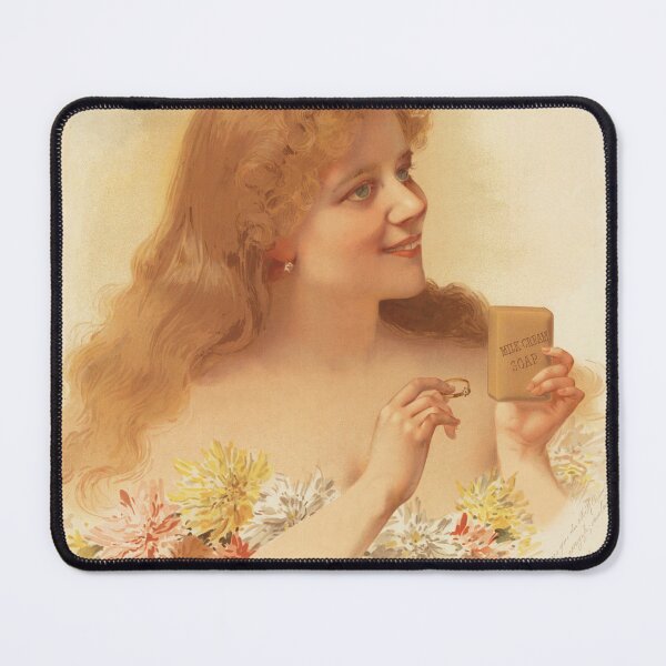 Item preview, Milk Cream Soap Savon De Toilette Vintage France Advertisement Poster by Hugo D' Alesi designed and sold by retroposters.