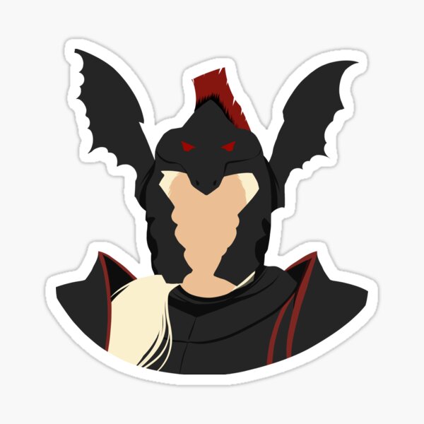 Evil warrior prince Sticker