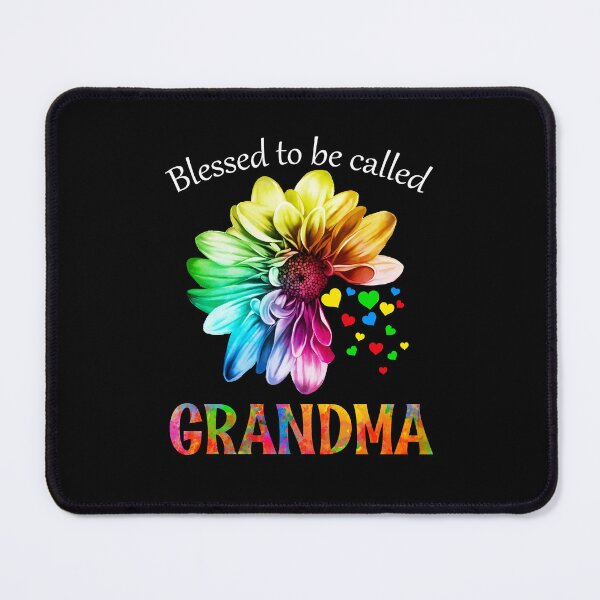 Item preview, Blessed to be called grandma funny colorful flowers ideas designed and sold by elizabethdawnn.