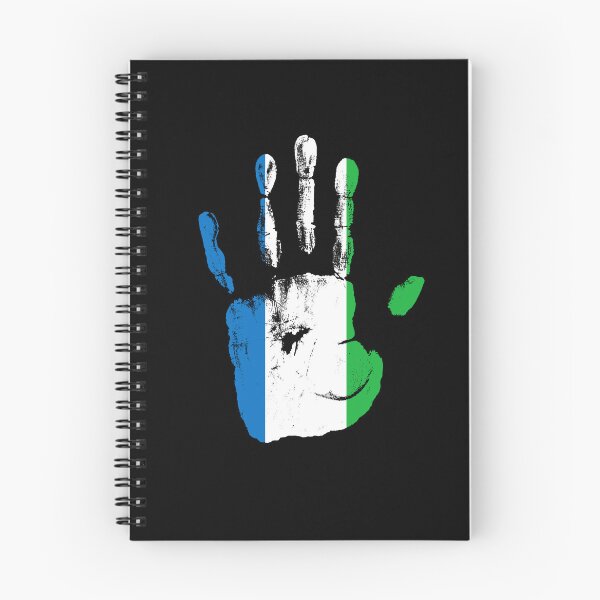 Item preview, Hand Sierra Leone Flag Palm designed and sold by rafaeltto.