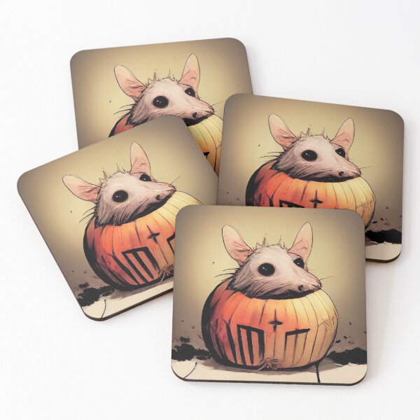 Item preview, A rat on a pumpkin designed and sold by etherElric.