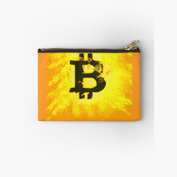 Aperçu de l'œuvre Bitcoin éclaboussé BTC créée et vendue par Mindi Maxine.