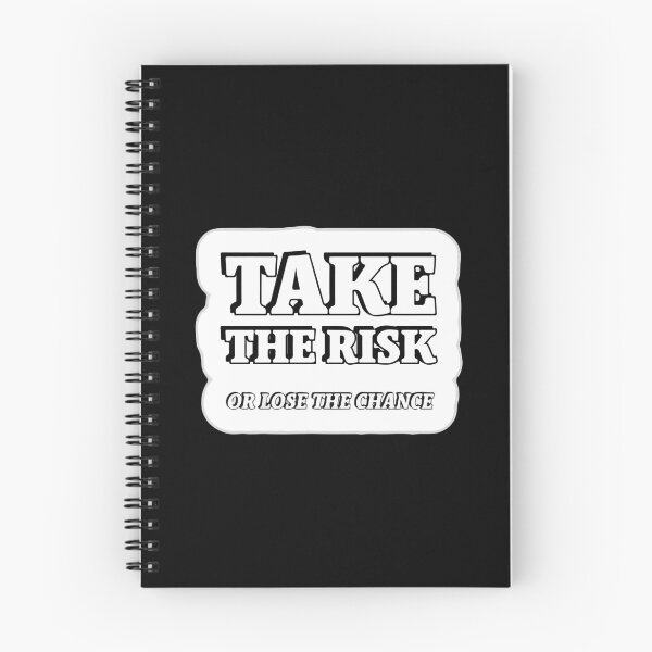 Item preview, Take The Risk Or Lose The Chance Sticker designed and sold by CartheArtwork.