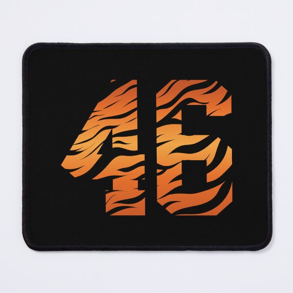 Item preview, Tiger Pattern Number 46 Sticker designed and sold by megandebbiesc.