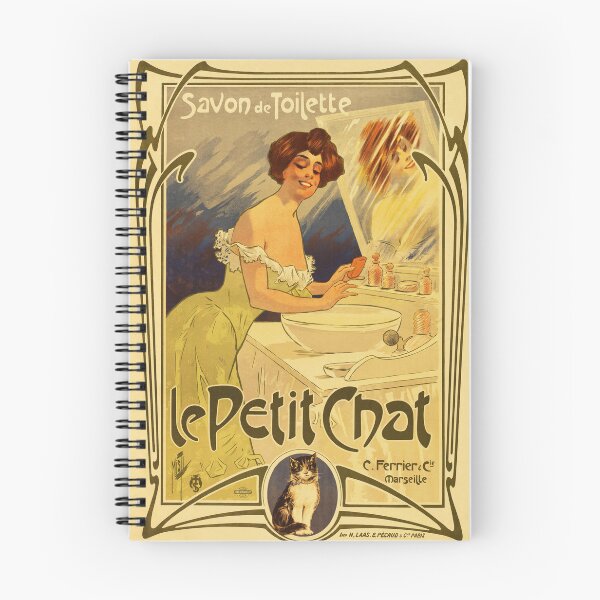 Item preview, LE PETIT CHAT Savon De Toilette FRENCH SOAP 1899 Vintage Advertisement Poster by MISTI  designed and sold by retroposters.