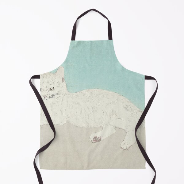 Item preview, White Cat Art, Vintage Art designed and sold by vintagevivian.