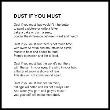 Artwork thumbnail, Dust If You Must by Emily Erley