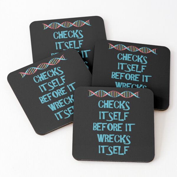 Item preview, DNA: Checks Itself Before It Wrecks Itself designed and sold by DrEyehacker.