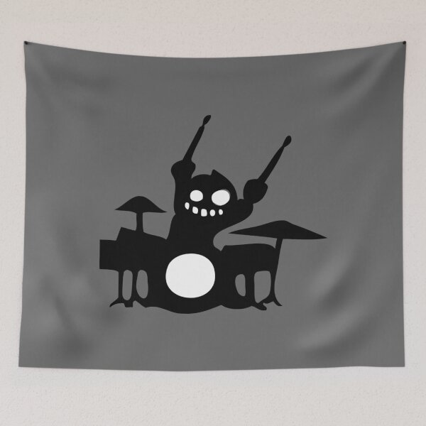 Item preview, drum cartoon drummer music batteur batterie designed and sold by phneMarieGodwin.