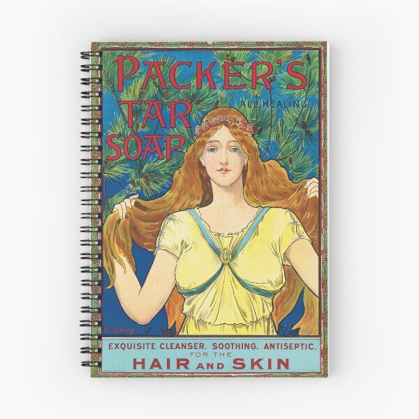 Item preview, PACKER'S TAR SOAP 1899 American Vintage Advertisement Poster Art by Louis Rhead designed and sold by retroposters.