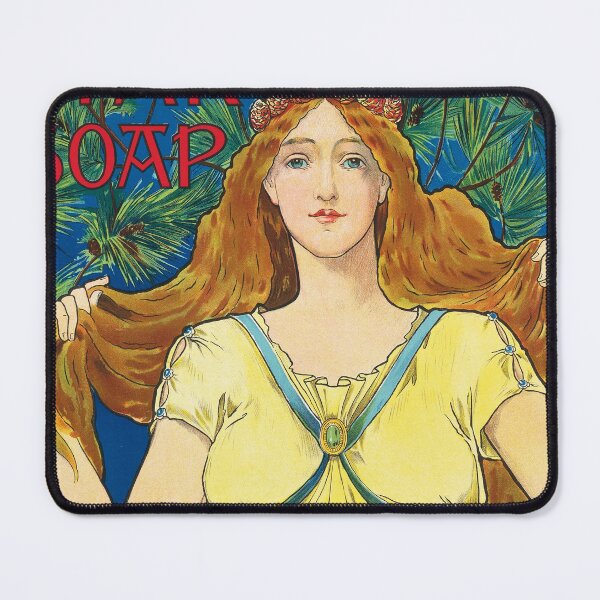 Item preview, PACKER'S TAR SOAP 1899 American Vintage Advertisement Poster Art by Louis Rhead designed and sold by retroposters.