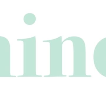 Artwork thumbnail, be mindful. (aqua) by Emily Erley