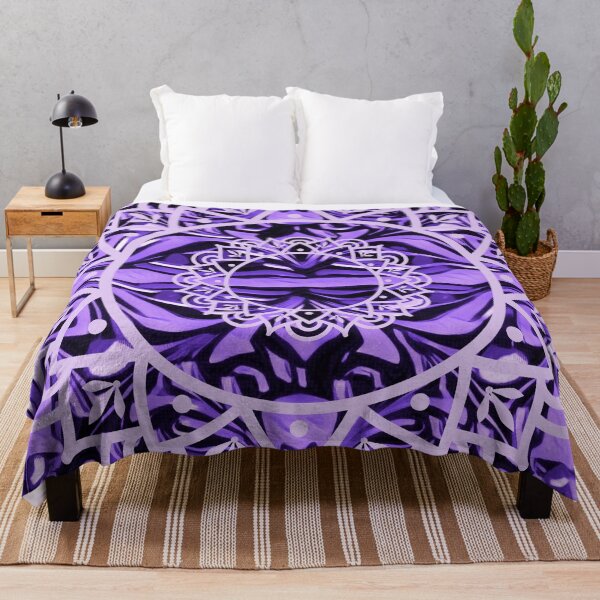 Item preview, Fluid Art Design - Marble Technique Mandala Digital Pattern Purple designed and sold by AussieMuma.