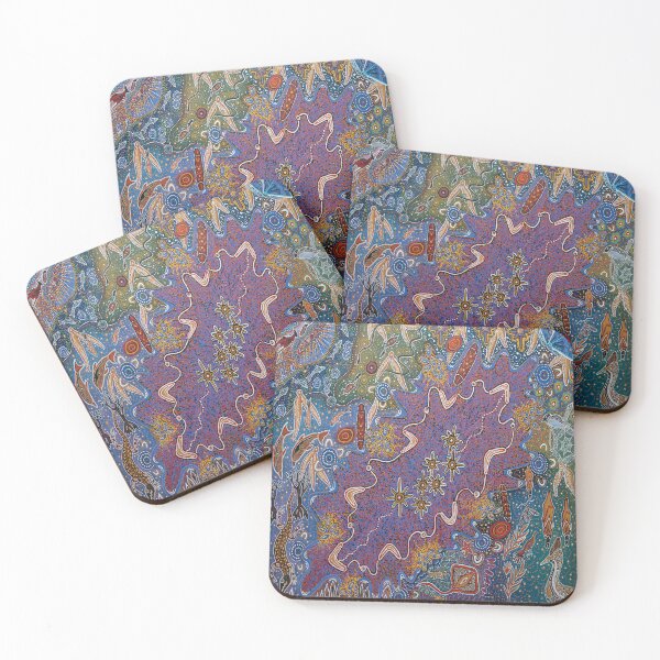 Item preview, lugar de la historia designed and sold by Aboriginal Art - Kgari 3 Sisters.