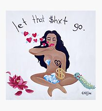 #LT$G (let bad things go zen) Photographic Print