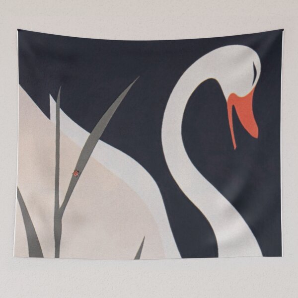 Artikelvorschau, Swan and Duckling Vintage Art entworfen und verkauft von vintagevivian.