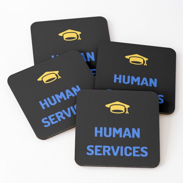 Item preview, human services grad cap designed and sold by snail-galaxy.