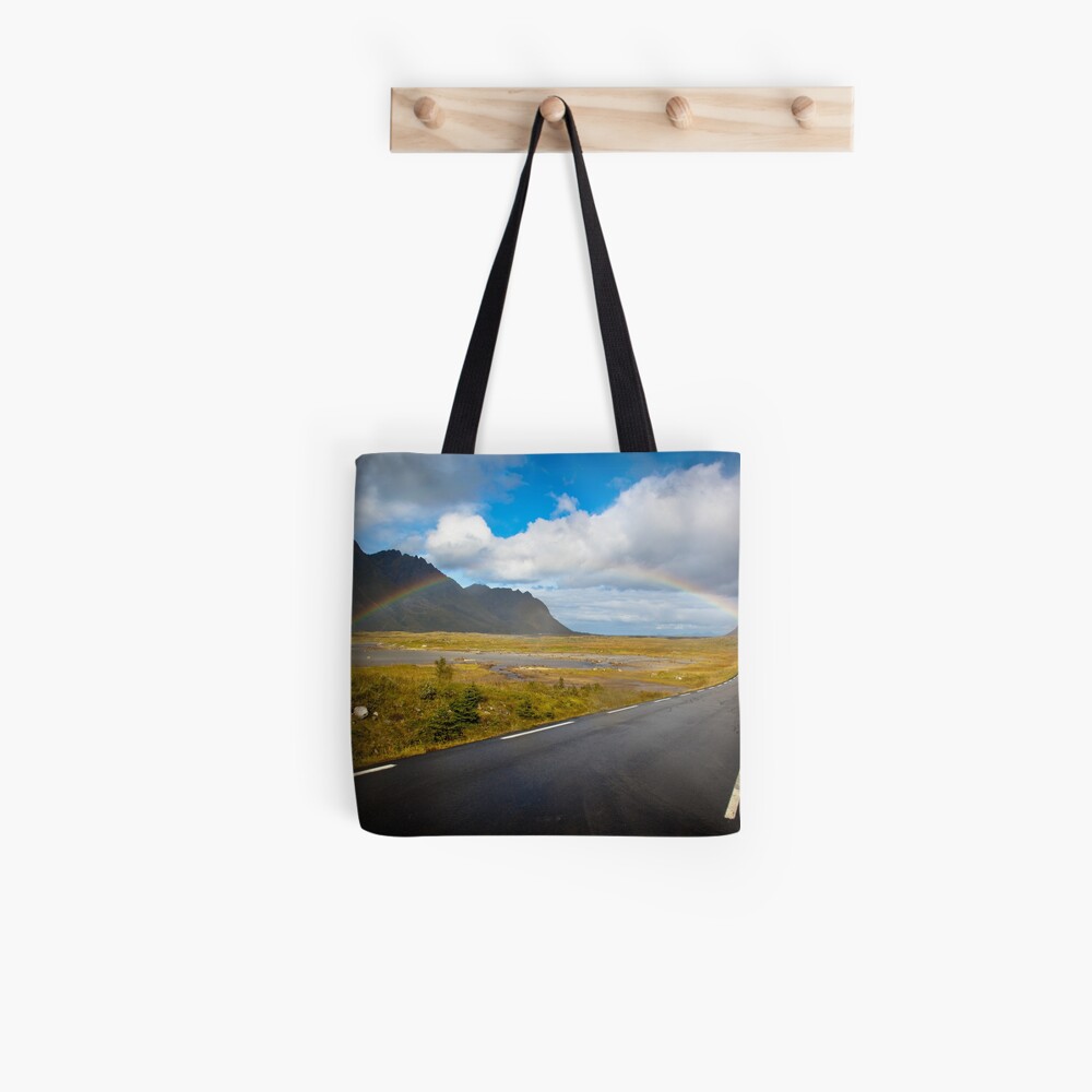 Rainbow in Norway Tote Bag