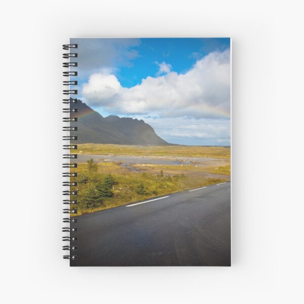 Rainbow in Norway Spiral Notebook