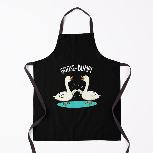 Item preview, Goose Bumps Funny Goose Puns (Dark BG) designed and sold by punnybone.